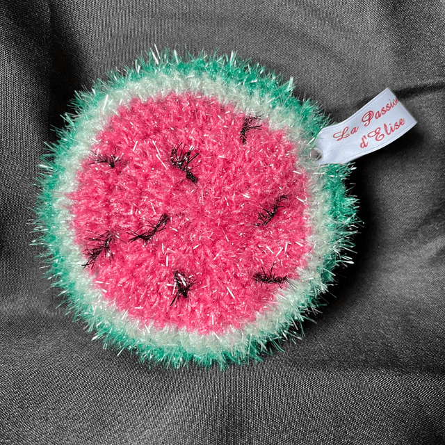 Eponges au crochet en formes d' agrumes