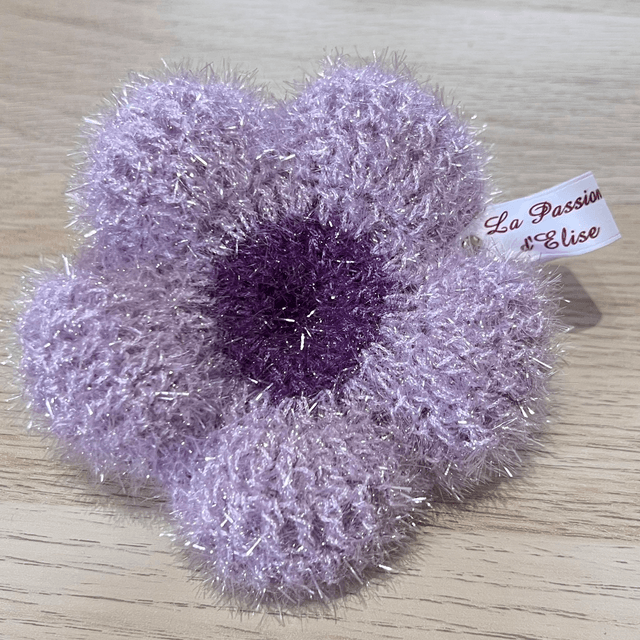 Eponges au crochet en forme d'hibiscus