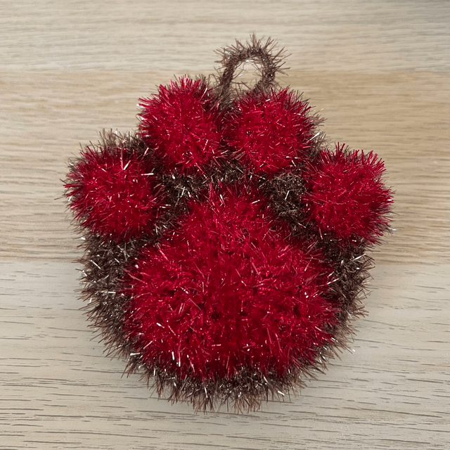 Eponges au crochet en forme de patte de chat