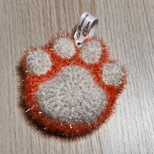 Eponges au crochet en forme de patte de chat