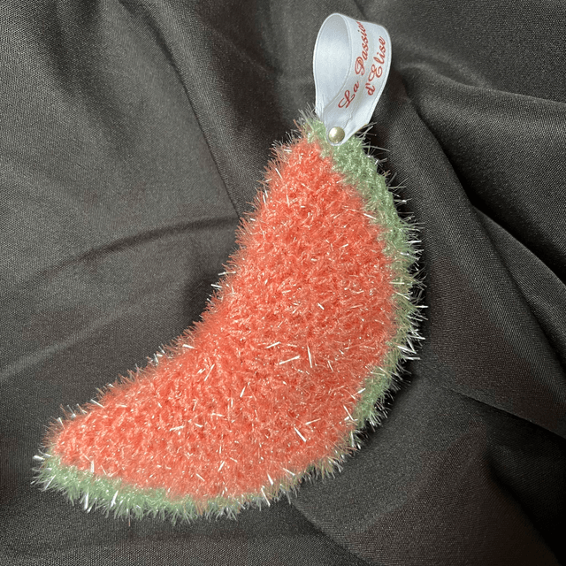 Eponges au crochet en formes d' agrumes
